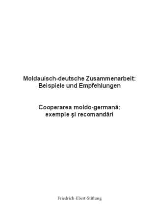 Moldauisch-deutsche Zusammenarbeit
