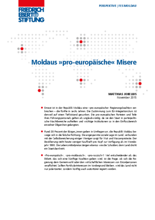 Moldaus "pro-europäische" Misere