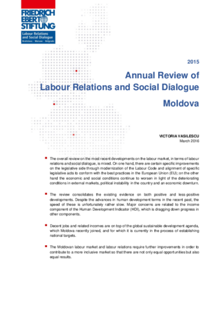 Annual review of labour relations and social dialogue