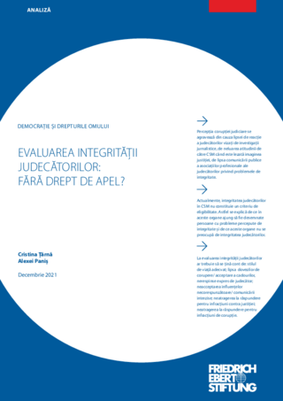 Evaluarea integrităţii judecătorilor