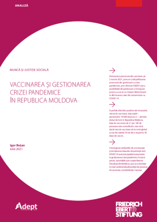 Vaccinarea şi gestionarea crizei pandemice în Republica Moldova